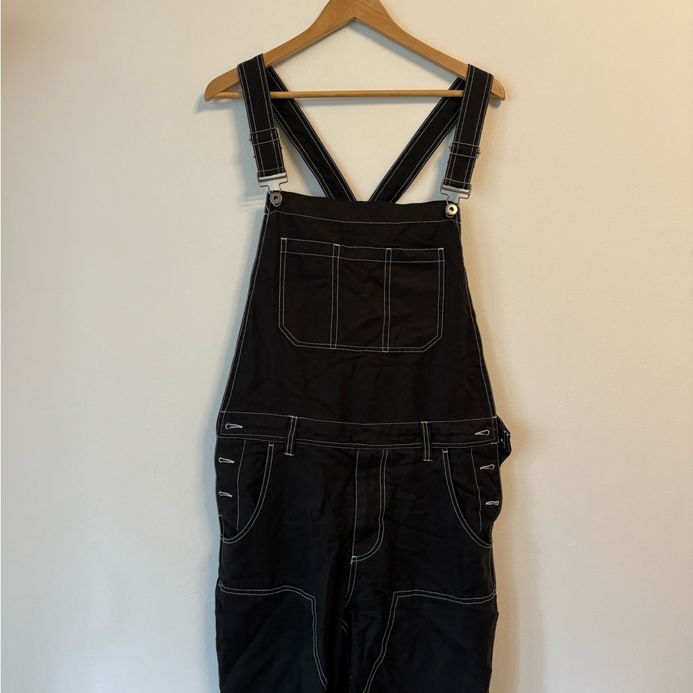 DJAB Organic Cotton Black Overalls